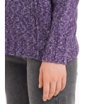 CLE Джемпер жен. 154485/188апх, меланж т.фиолетовый