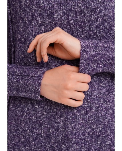 CLE Джемпер жен. 154485/188апх, меланж т.фиолетовый