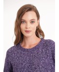 CLE Джемпер жен. 154494/188апх, меланж т.фиолетовый