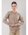 CLE Джемпер жен. 154555/185апэ, бежевый