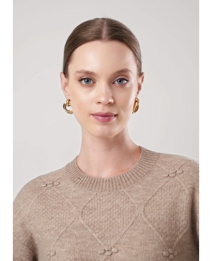 CLE Джемпер жен. 154555/185апэ, бежевый