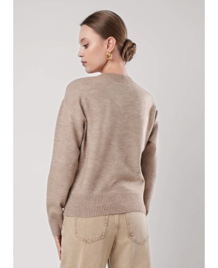 CLE Джемпер жен. 154555/185апэ, бежевый