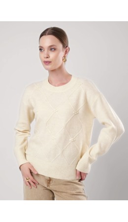 CLE Джемпер жен. 154555/185апэ, св.бежевый