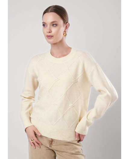 CLE Джемпер жен. 154555/185апэ, св.бежевый