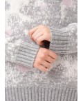 CLE Джемпер жен. 154576/191ап, св.серый/молочный