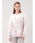 CLE Джемпер жен. 154576/191ап, св.розовый/молочный