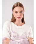 CLE Джемпер жен. 154576/191ап, св.розовый/молочный