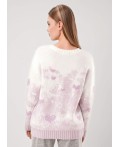 CLE Джемпер жен. 154576/191ап, св.розовый/молочный