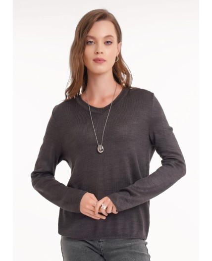 CLE Джемпер жен. 154579/187ап _1, т.серый