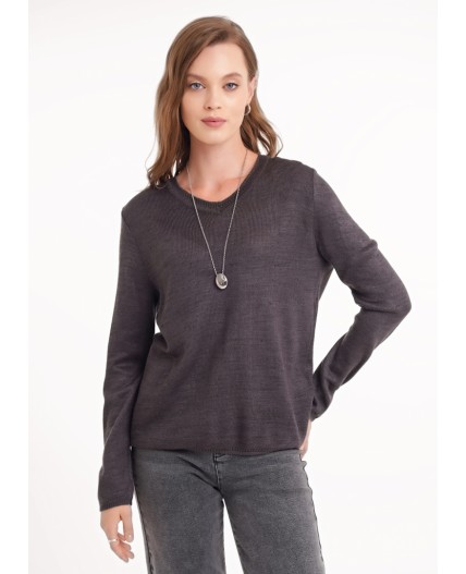 CLE Джемпер жен. 154579/187ап _1, т.серый