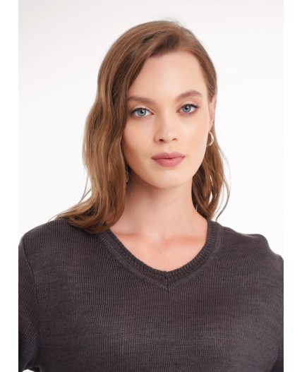 CLE Джемпер жен. 154579/187ап _1, т.серый
