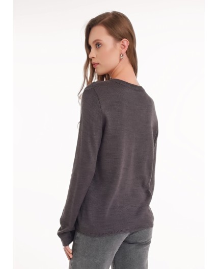 CLE Джемпер жен. 154579/187ап _1, т.серый