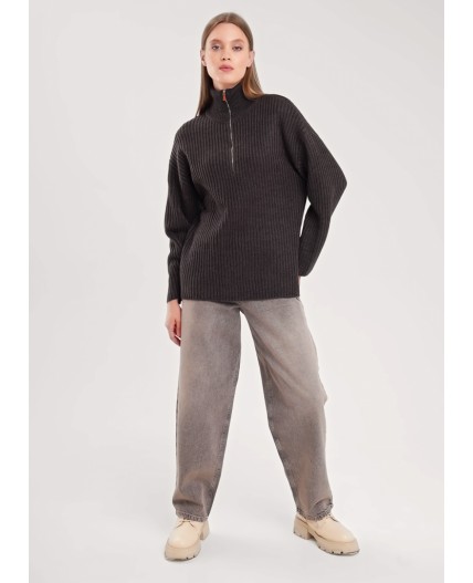 CLE Джемпер жен. 154580/190авш, т.серый