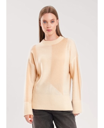 CLE Джемпер жен. 154581/190апш, св.бежевый/бежевый