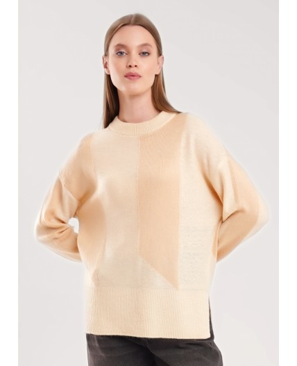 CLE Джемпер жен. 154581/190апш, св.бежевый/бежевый