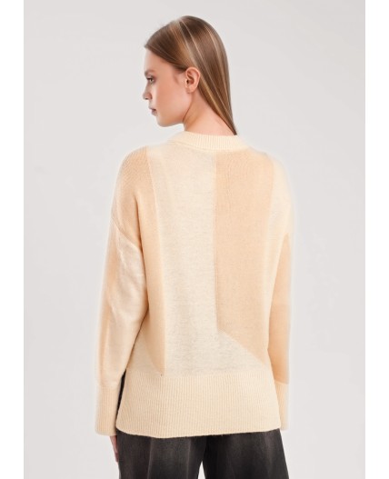 CLE Джемпер жен. 154581/190апш, св.бежевый/бежевый
