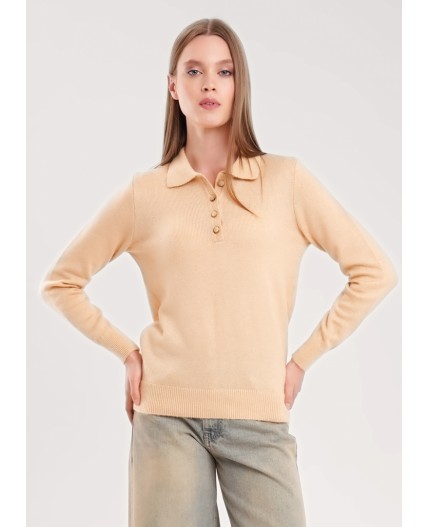 CLE Джемпер жен. 154583/190апш, бежевый