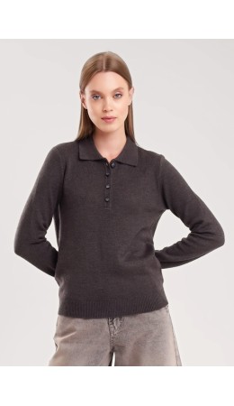 CLE Джемпер жен. 154583/190апш _1, т.серый