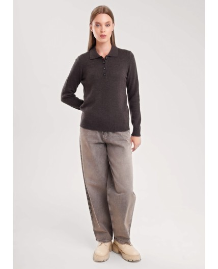 CLE Джемпер жен. 154583/190апш _1, т.серый