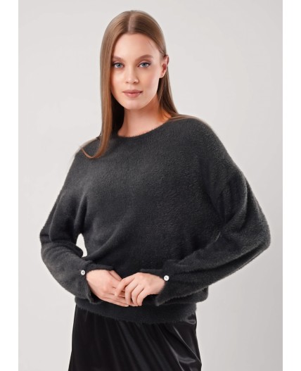 CLE Джемпер жен. 154584/191па, т.серый