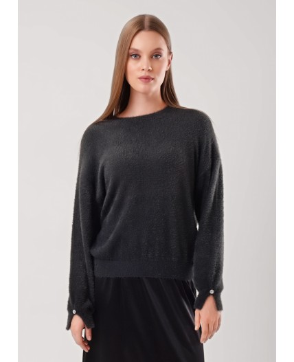 CLE Джемпер жен. 154584/191па, т.серый