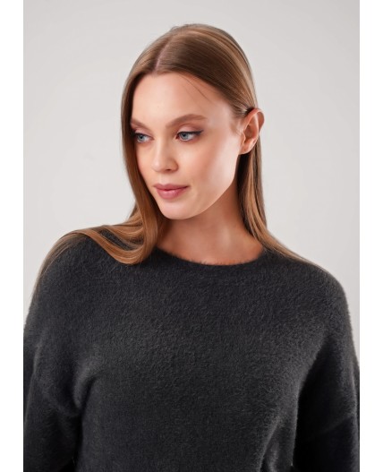 CLE Джемпер жен. 154584/191па, т.серый