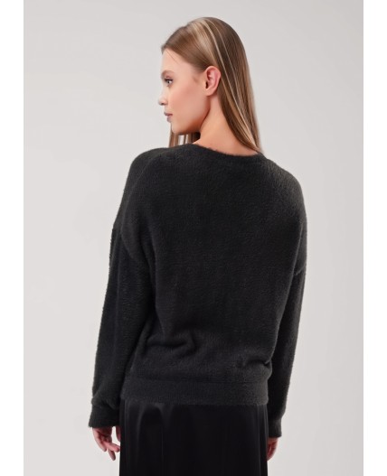 CLE Джемпер жен. 154584/191па, т.серый