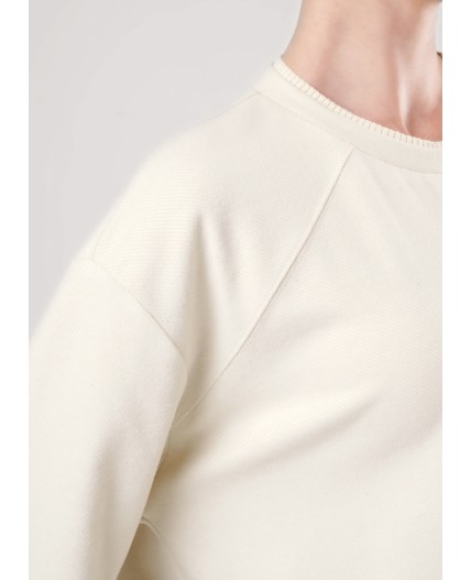 CLE Джемпер жен. 156994/185ввэ, св.бежевый/молочный