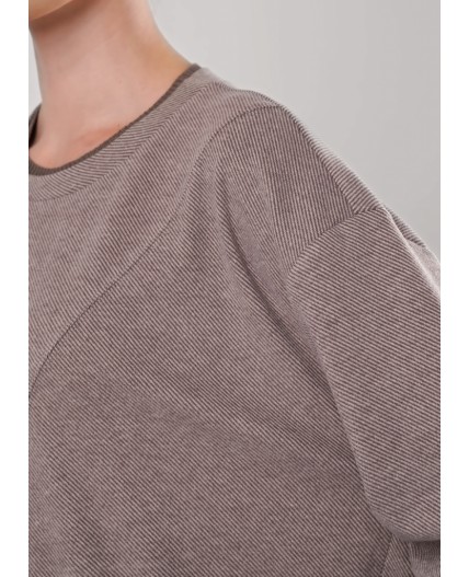 CLE Джемпер жен. 156994/185ввэ, т.бежевый/серый