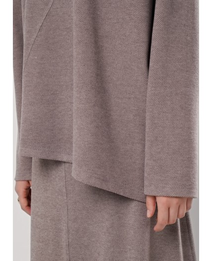 CLE Джемпер жен. 156994/185ввэ, т.бежевый/серый