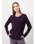 CLE Джемпер жен. 156999/186вл, т.фиолетовый