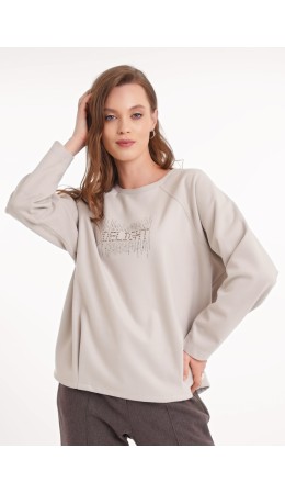 CLE Джемпер жен. 157004/187вэ_п, бежевый
