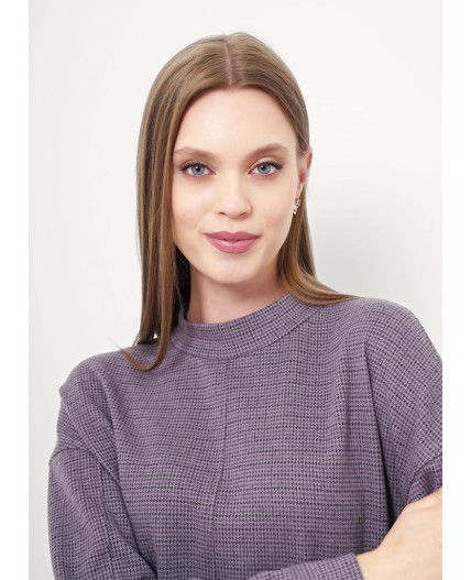 CLE Джемпер жен. 157006/186ввэ, серый/чёрный