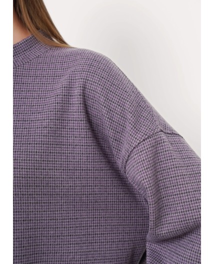 CLE Джемпер жен. 157006/186ввэ, серый/чёрный