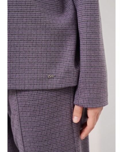 CLE Джемпер жен. 157006/186ввэ, серый/чёрный