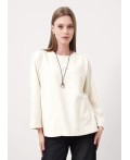 CLE Джемпер жен. 157021/186эф, молочный