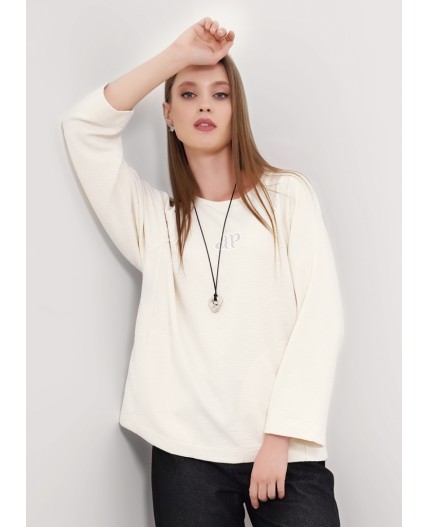 CLE Джемпер жен. 157021/186эф, молочный