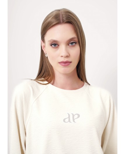 CLE Джемпер жен. 157021/186эф, молочный