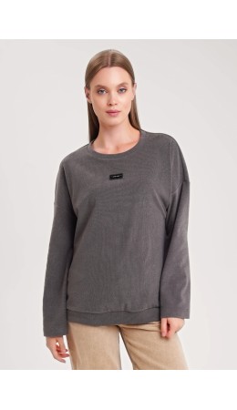 CLE Джемпер жен. 157023/190инн, т.серый