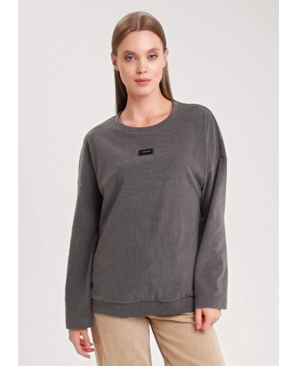 CLE Джемпер жен. 157023/190инн, т.серый