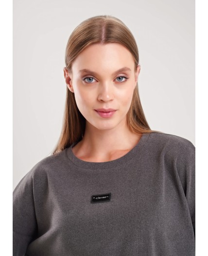 CLE Джемпер жен. 157023/190инн, т.серый