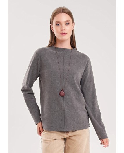CLE Джемпер жен. 157024/190инн, т.серый