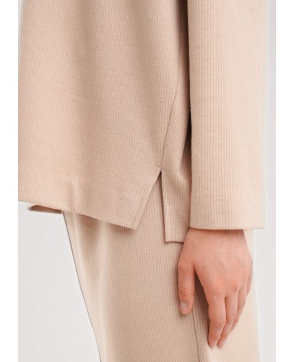 CLE Джемпер жен. 157026/190ввэ, т.бежевый/св.бежевый
