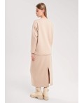 CLE Джемпер жен. 157026/190ввэ, т.бежевый/св.бежевый