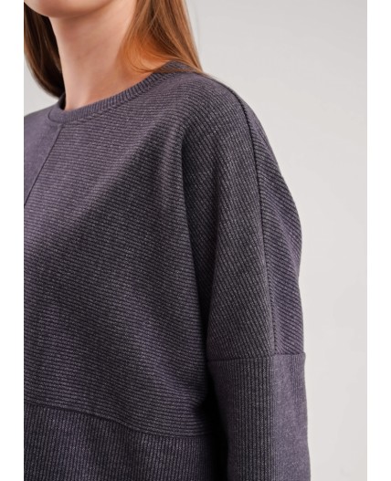 CLE Джемпер жен. 157026/190ввэ, т.серый/серый