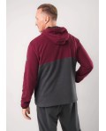 CLE Джемпер муж. 452595/01л, т.бордовый/т.серый