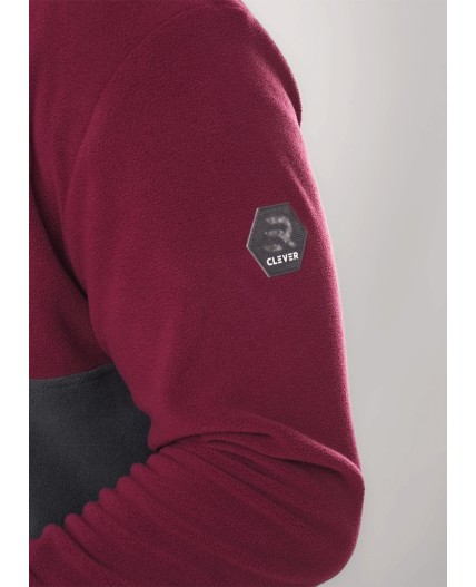 CLE Джемпер муж. 452595/01л, т.бордовый/т.серый