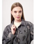 CLE Жакет жен. 157022/186ввэ, серый/чёрный