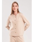 CLE Жакет жен. 157027/190ввэ, т.бежевый/св.бежевый
