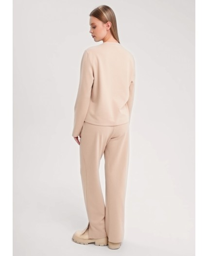 CLE Жакет жен. 157027/190ввэ, т.бежевый/св.бежевый